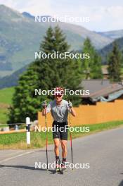 07.08.2024, Lenzerheide, Switzerland (SUI): Cla-Ursin Nufer (SUI) - Cross-Country summer training, Lenzerheide (SUI). www.nordicfocus.com. © Manzoni/NordicFocus. Every downloaded picture is fee-liable.