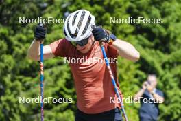 09.07.2024, Lavaze, Italy (ITA): Nadine Faehndrich (SUI) - Cross-Country summer training, Lavaze (ITA). www.nordicfocus.com. © Vanzetta/NordicFocus. Every downloaded picture is fee-liable.