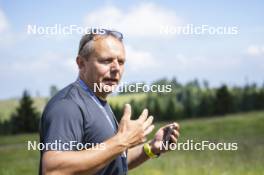 09.07.2024, Lavaze, Italy (ITA): Ivan Hudac (CZE) - Cross-Country summer training, Lavaze (ITA). www.nordicfocus.com. © Vanzetta/NordicFocus. Every downloaded picture is fee-liable.