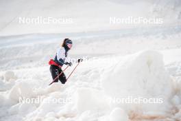 18.06.2024, Tignes, France (FRA): Mélissa Gal (FRA) - Cross-Country summer training, Tignes (FRA). www.nordicfocus.com. © Authamayou/NordicFocus. Every downloaded picture is fee-liable.