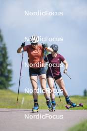 09.07.2024, Lavaze, Italy (ITA): Nadine Faehndrich (SUI) - Cross-Country summer training, Lavaze (ITA). www.nordicfocus.com. © Vanzetta/NordicFocus. Every downloaded picture is fee-liable.