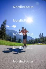 06.08.2024, Lenzerheide, Switzerland (SUI): Ilan Pittier (SUI) - Cross-Country summer training, Lenzerheide (SUI). www.nordicfocus.com. © Manzoni/NordicFocus. Every downloaded picture is fee-liable.