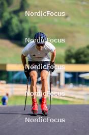 15.08.2024, Ulrichen, Switzerland (SUI): Jan Stoelben (GER) - Cross-Country summer training, Ulrichen (SUI). www.nordicfocus.com. © Manzoni/NordicFocus. Every downloaded picture is fee-liable.