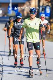 12.10.2024, Ramsau am Dachstein, Austria (AUT): Lucas Boegl (GER) - Cross-Country summer training, Ramsau am Dachstein (AUT). www.nordicfocus.com. © Manzoni/NordicFocus. Every downloaded picture is fee-liable.