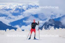 22.06.2024, Les Diablerets, Switzerland (SUI): Antonin Savary (SUI) - Cross-Country summer training on the Glacier 3000, Les Diablerets (SUI). www.nordicfocus.com. © Manzoni/NordicFocus. Every downloaded picture is fee-liable.