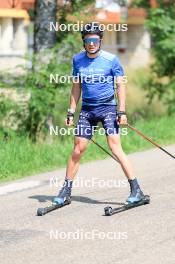 24.07.2024, Premanon, France (FRA): Jules Lapierre (FRA) - Cross-Country summer training, Premanon (FRA). www.nordicfocus.com. © Manzoni/NordicFocus. Every downloaded picture is fee-liable.