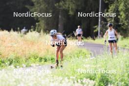 14.08.2024, Ulrichen, Switzerland (SUI): Pia Fink (GER) - Cross-Country summer training, Ulrichen (SUI). www.nordicfocus.com. © Manzoni/NordicFocus. Every downloaded picture is fee-liable.