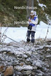 07.11.2024, Davos, Switzerland (SUI): Karoline Braten Guidon (SUI), coach Team Switzerland - Cross-Country training, snowfarming track, Davos (SUI). www.nordicfocus.com. © Manzoni/NordicFocus. Every downloaded picture is fee-liable.