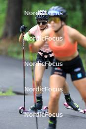 15.08.2024, Ulrichen, Switzerland (SUI): Katherine Sauerbrey (GER) - Cross-Country summer training, Ulrichen (SUI). www.nordicfocus.com. © Manzoni/NordicFocus. Every downloaded picture is fee-liable.