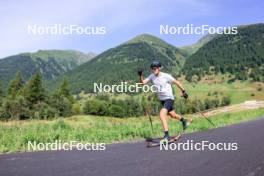 15.08.2024, Ulrichen, Switzerland (SUI): Friedrich Moch (GER) - Cross-Country summer training, Ulrichen (SUI). www.nordicfocus.com. © Manzoni/NordicFocus. Every downloaded picture is fee-liable.