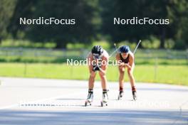 18.07.2024, Lenzerheide, Switzerland (SUI): Lea Fischer (SUI) - Cross-Country summer training, Lenzerheide (SUI). www.nordicfocus.com. © Manzoni/NordicFocus. Every downloaded picture is fee-liable.