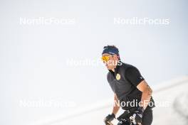 19.06.2024, Tignes, France (FRA): Jules Chappaz (FRA) - Cross-Country summer training, Tignes (FRA). www.nordicfocus.com. © Authamayou/NordicFocus. Every downloaded picture is fee-liable.