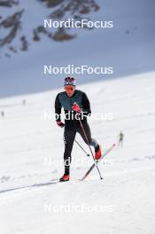 14.10.2024, Ramsau am Dachstein, Austria (AUT): Paul Graef (GER) - Cross-Country summer training, Dachsteinglacier, Ramsau am Dachstein (AUT). www.nordicfocus.com. © Manzoni/NordicFocus. Every downloaded picture is fee-liable.