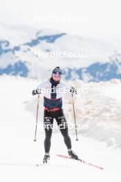 18.06.2024, Tignes, France (FRA): Mélissa Gal (FRA) - Cross-Country summer training, Tignes (FRA). www.nordicfocus.com. © Authamayou/NordicFocus. Every downloaded picture is fee-liable.