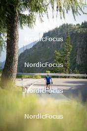 10.07.2024, Lavaze, Italy (ITA): Nadine Faehndrich (SUI) - Cross-Country summer training, Lavaze (ITA). www.nordicfocus.com. © Vanzetta/NordicFocus. Every downloaded picture is fee-liable.