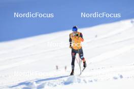 14.10.2024, Ramsau am Dachstein, Austria (AUT): Lucas Boegl (GER) - Cross-Country summer training, Dachsteinglacier, Ramsau am Dachstein (AUT). www.nordicfocus.com. © Manzoni/NordicFocus. Every downloaded picture is fee-liable.