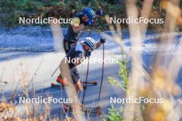 12.10.2024, Ramsau am Dachstein, Austria (AUT): Paul Graef (GER), Anian Sossau (GER), (l-r) - Cross-Country summer training, Ramsau am Dachstein (AUT). www.nordicfocus.com. © Manzoni/NordicFocus. Every downloaded picture is fee-liable.