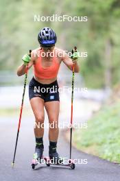 15.08.2024, Ulrichen, Switzerland (SUI): Katharina Hennig (GER) - Cross-Country summer training, Ulrichen (SUI). www.nordicfocus.com. © Manzoni/NordicFocus. Every downloaded picture is fee-liable.