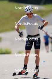 23.07.2024, Premanon, France (FRA): Mathis Desloges (FRA) - Cross-Country summer training, Premanon (FRA). www.nordicfocus.com. © Manzoni/NordicFocus. Every downloaded picture is fee-liable.