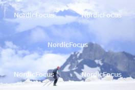 22.06.2024, Les Diablerets, Switzerland (SUI): Janik Riebli (SUI) - Cross-Country summer training on the Glacier 3000, Les Diablerets (SUI). www.nordicfocus.com. © Manzoni/NordicFocus. Every downloaded picture is fee-liable.