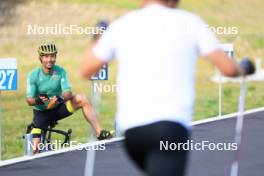 14.08.2024, Ulrichen, Switzerland (SUI): Peter Schlickenrieder (GER) - Cross-Country summer training, Ulrichen (SUI). www.nordicfocus.com. © Manzoni/NordicFocus. Every downloaded picture is fee-liable.