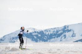 18.06.2024, Tignes, France (FRA): Léna Quintin (FRA) - Cross-Country summer training, Tignes (FRA). www.nordicfocus.com. © Authamayou/NordicFocus. Every downloaded picture is fee-liable.