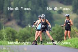 15.08.2024, Ulrichen, Switzerland (SUI): Pia Fink (GER) - Cross-Country summer training, Ulrichen (SUI). www.nordicfocus.com. © Manzoni/NordicFocus. Every downloaded picture is fee-liable.