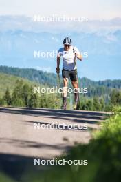 08.08.2024, Lavaze, Italy (ITA): Lucas Boegl (GER) - Cross-Country summer training, Lavaze (ITA). www.nordicfocus.com. © Vanzetta/NordicFocus. Every downloaded picture is fee-liable.