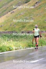 14.08.2024, Ulrichen, Switzerland (SUI): Victoria Carl (GER) - Cross-Country summer training, Ulrichen (SUI). www.nordicfocus.com. © Manzoni/NordicFocus. Every downloaded picture is fee-liable.