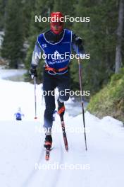 07.11.2024, Davos, Switzerland (SUI): Silvan Hauser (SUI) - Cross-Country training, snowfarming track, Davos (SUI). www.nordicfocus.com. © Manzoni/NordicFocus. Every downloaded picture is fee-liable.