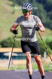 15.08.2024, Ulrichen, Switzerland (SUI): Lucas Boegl (GER) - Cross-Country summer training, Ulrichen (SUI). www.nordicfocus.com. © Manzoni/NordicFocus. Every downloaded picture is fee-liable.