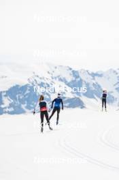 18.06.2024, Tignes, France (FRA): Mélissa Gal (FRA) - Cross-Country summer training, Tignes (FRA). www.nordicfocus.com. © Authamayou/NordicFocus. Every downloaded picture is fee-liable.