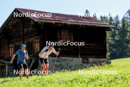 15.08.2024, Ulrichen, Switzerland (SUI): Friedrich Moch (GER) - Cross-Country summer training, Ulrichen (SUI). www.nordicfocus.com. © Manzoni/NordicFocus. Every downloaded picture is fee-liable.