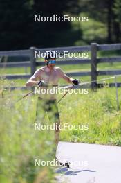 18.07.2024, Lenzerheide, Switzerland (SUI): Candide Pralong (SUI) - Cross-Country summer training, Lenzerheide (SUI). www.nordicfocus.com. © Manzoni/NordicFocus. Every downloaded picture is fee-liable.