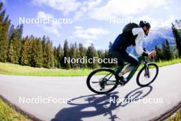 04.06.2024, Lenzerheide, Switzerland (SUI): Erik Braten Guidon (NOR), coach Team Switzerland - Cross-Country training, Lenzerheide (SUI). www.nordicfocus.com. © Manzoni/NordicFocus. Every downloaded picture is fee-liable.