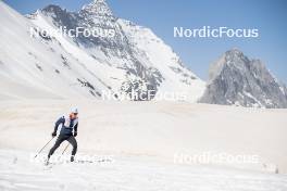 19.06.2024, Tignes, France (FRA): Lucas Chanavat (FRA) - Cross-Country summer training, Tignes (FRA). www.nordicfocus.com. © Authamayou/NordicFocus. Every downloaded picture is fee-liable.