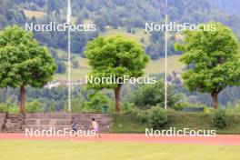 03.07.2024, Saint-Claude, France (FRA): Candide Pralong (SUI), Team Nordic Experience - Cross-Country summer training, Sainte-Claude (FRA). www.nordicfocus.com. © Manzoni/NordicFocus. Every downloaded picture is fee-liable.