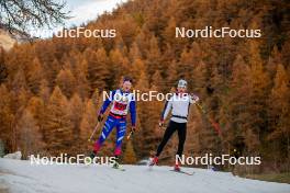 09.11.2024, Bessans, France (FRA): Hugo Lapalus (FRA) - Cross-Country summer training, Bessans (FRA). www.nordicfocus.com. © Authamayou/NordicFocus. Every downloaded picture is fee-liable.