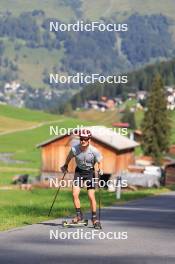 07.08.2024, Lenzerheide, Switzerland (SUI): Cla-Ursin Nufer (SUI) - Cross-Country summer training, Lenzerheide (SUI). www.nordicfocus.com. © Manzoni/NordicFocus. Every downloaded picture is fee-liable.