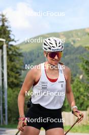 07.08.2024, Lenzerheide, Switzerland (SUI): Desiree Steiner (SUI) - Cross-Country summer training, Lenzerheide (SUI). www.nordicfocus.com. © Manzoni/NordicFocus. Every downloaded picture is fee-liable.