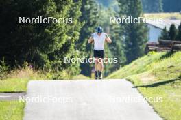 08.08.2024, Lavaze, Italy (ITA): Lucas Boegl (GER) - Cross-Country summer training, Lavaze (ITA). www.nordicfocus.com. © Vanzetta/NordicFocus. Every downloaded picture is fee-liable.