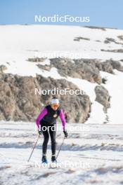 19.06.2024, Tignes, France (FRA): Delphine Claudel (FRA) - Cross-Country summer training, Tignes (FRA). www.nordicfocus.com. © Authamayou/NordicFocus. Every downloaded picture is fee-liable.