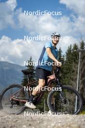 09.07.2024, Lavaze, Italy (ITA): Cyril Faehndrich (SUI) - Cross-Country summer training, Lavaze (ITA). www.nordicfocus.com. © Vanzetta/NordicFocus. Every downloaded picture is fee-liable.