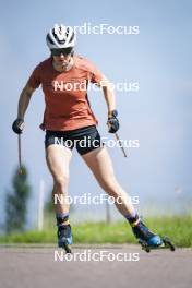 09.07.2024, Lavaze, Italy (ITA): Nadine Faehndrich (SUI) - Cross-Country summer training, Lavaze (ITA). www.nordicfocus.com. © Vanzetta/NordicFocus. Every downloaded picture is fee-liable.