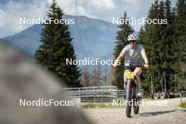 09.07.2024, Lavaze, Italy (ITA): Nadine Faehndrich (SUI) - Cross-Country summer training, Lavaze (ITA). www.nordicfocus.com. © Vanzetta/NordicFocus. Every downloaded picture is fee-liable.