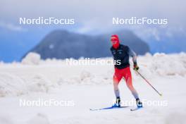 22.06.2024, Les Diablerets, Switzerland (SUI): Antonin Savary (SUI) - Cross-Country summer training on the Glacier 3000, Les Diablerets (SUI). www.nordicfocus.com. © Manzoni/NordicFocus. Every downloaded picture is fee-liable.