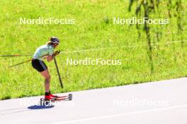 04.06.2024, Lenzerheide, Switzerland (SUI): Victoria Carl (GER) - Cross-Country training, Lenzerheide (SUI). www.nordicfocus.com. © Manzoni/NordicFocus. Every downloaded picture is fee-liable.