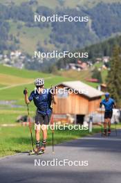 07.08.2024, Lenzerheide, Switzerland (SUI): Jon-Fadri Nufer (SUI) - Cross-Country summer training, Lenzerheide (SUI). www.nordicfocus.com. © Manzoni/NordicFocus. Every downloaded picture is fee-liable.