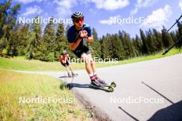 04.06.2024, Lenzerheide, Switzerland (SUI): Nicola Wigger (SUI) - Cross-Country training, Lenzerheide (SUI). www.nordicfocus.com. © Manzoni/NordicFocus. Every downloaded picture is fee-liable.