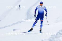 14.10.2024, Ramsau am Dachstein, Austria (AUT): Francesco De Fabiani (ITA) - Cross-Country summer training, Dachsteinglacier, Ramsau am Dachstein (AUT). www.nordicfocus.com. © Manzoni/NordicFocus. Every downloaded picture is fee-liable.